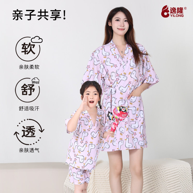 逸隆亲子汗蒸服母女的款式图片