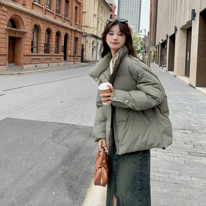 小个子高级感超好看棉衣棉服厚外套女装2023年冬季新款短款棉袄子