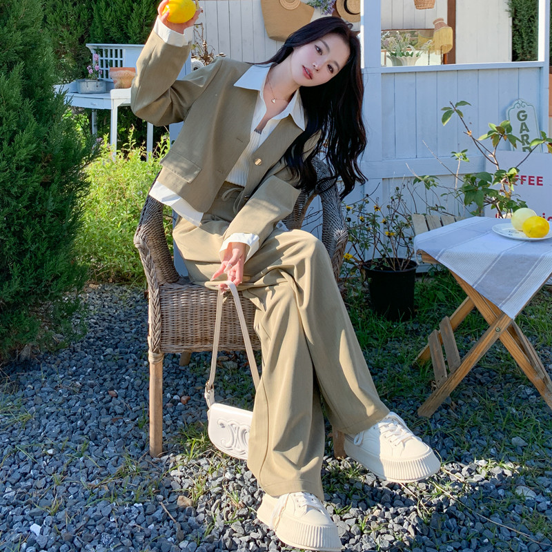 高级感小香风上衣外套减龄套装女2025年新款春秋季设计显瘦两件套,女装/女士精品,时尚套装,淘宝优惠券,粉丝福利购,淘宝优惠卷