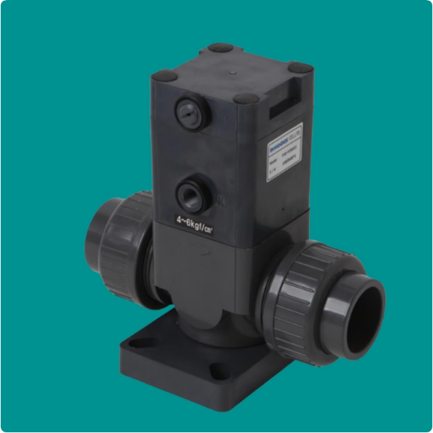 韩国INNODIS高纯PVC气动隔膜阀