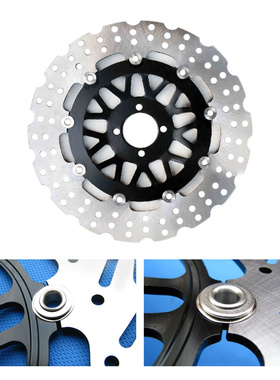 EN/GSX/GS/GN比亚乔摩托改装浮动盘刹车碟大直径310mm各种花