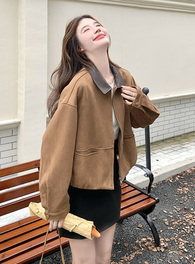 【现货】拼接外套  鹿皮外套 2C301-1306-P155-K238