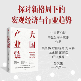 大国产业链 新格局下的宏观经济与行业趋势 中金公司研究部 等著 吴基传 欧阳明高 刘元春 龙永图 黄朝晖联袂推荐 中信出版社图书