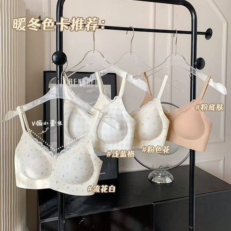 蕾丝碎花女士内衣小胸聚拢显大固定杯软支撑收副乳无痕提拉文胸罩,女士内衣/男士内衣/家居服,文胸,淘宝优惠券,粉丝福利购,淘宝优惠卷