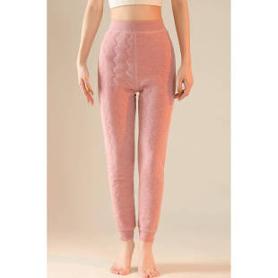 修身 五层加厚棉裤 高腰保暖裤 冬季 J清仓羊毛加厚羊毛裤 棉裤 男女款