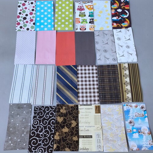 无提手纸袋迷你包装礼物平口袋