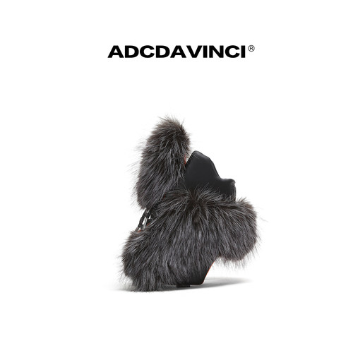 ADC达芬奇 ADCDAVINCI 大黄靴鞋套 男女酷酷毛毛鞋套