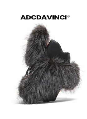 ADC达芬奇 ADCDAVINCI 大黄靴鞋套 男女酷酷毛毛鞋套