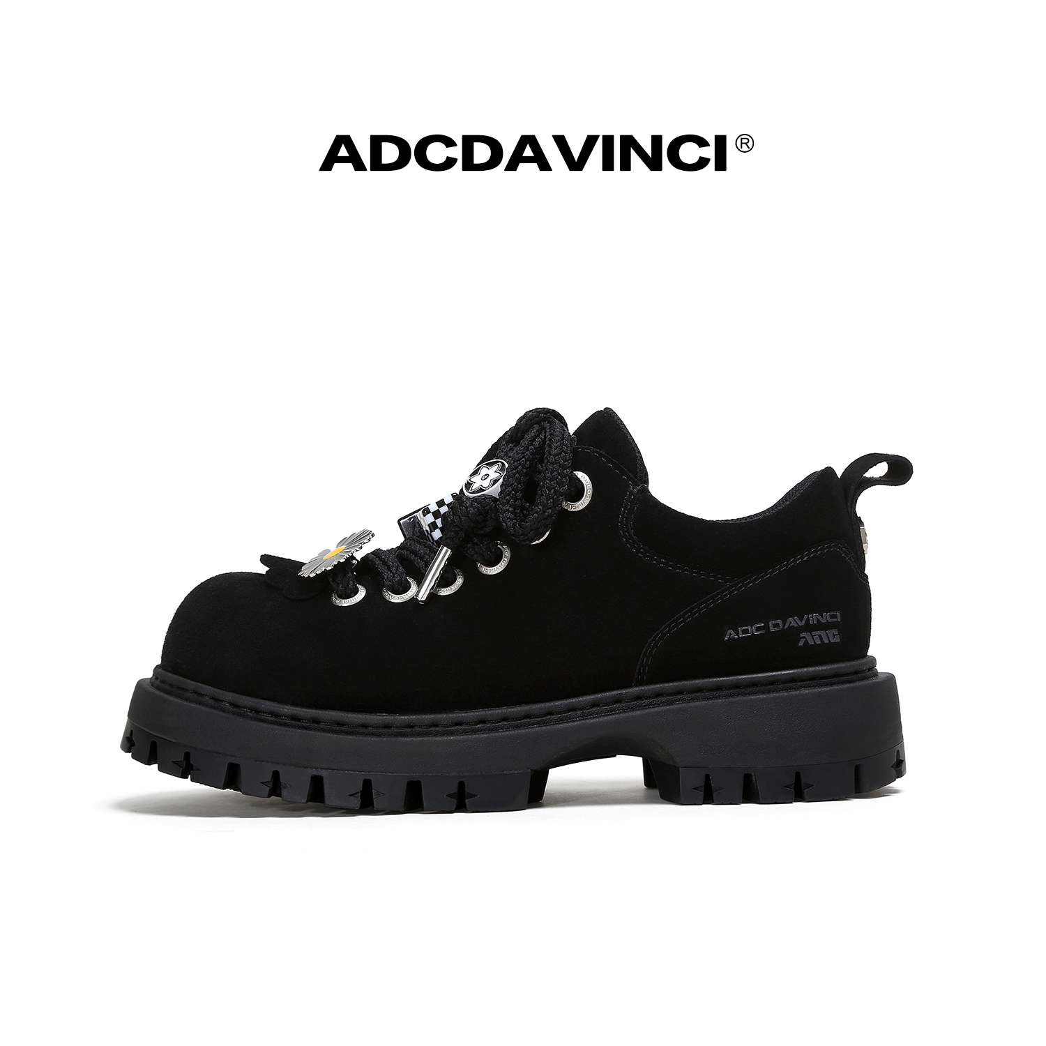 【达芬奇】小雏菊厚底德比鞋