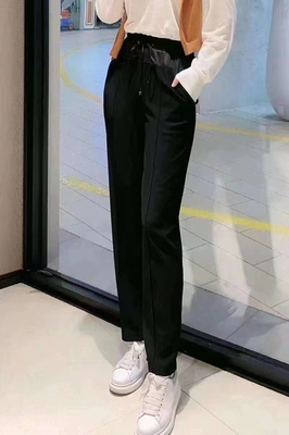 1100251哥家2024年秋季新款女装时尚百搭松紧腰显瘦裤子