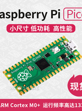 树莓派pico Raspberry Pi Pico 微控制器开发板 RP2040双核处理器
