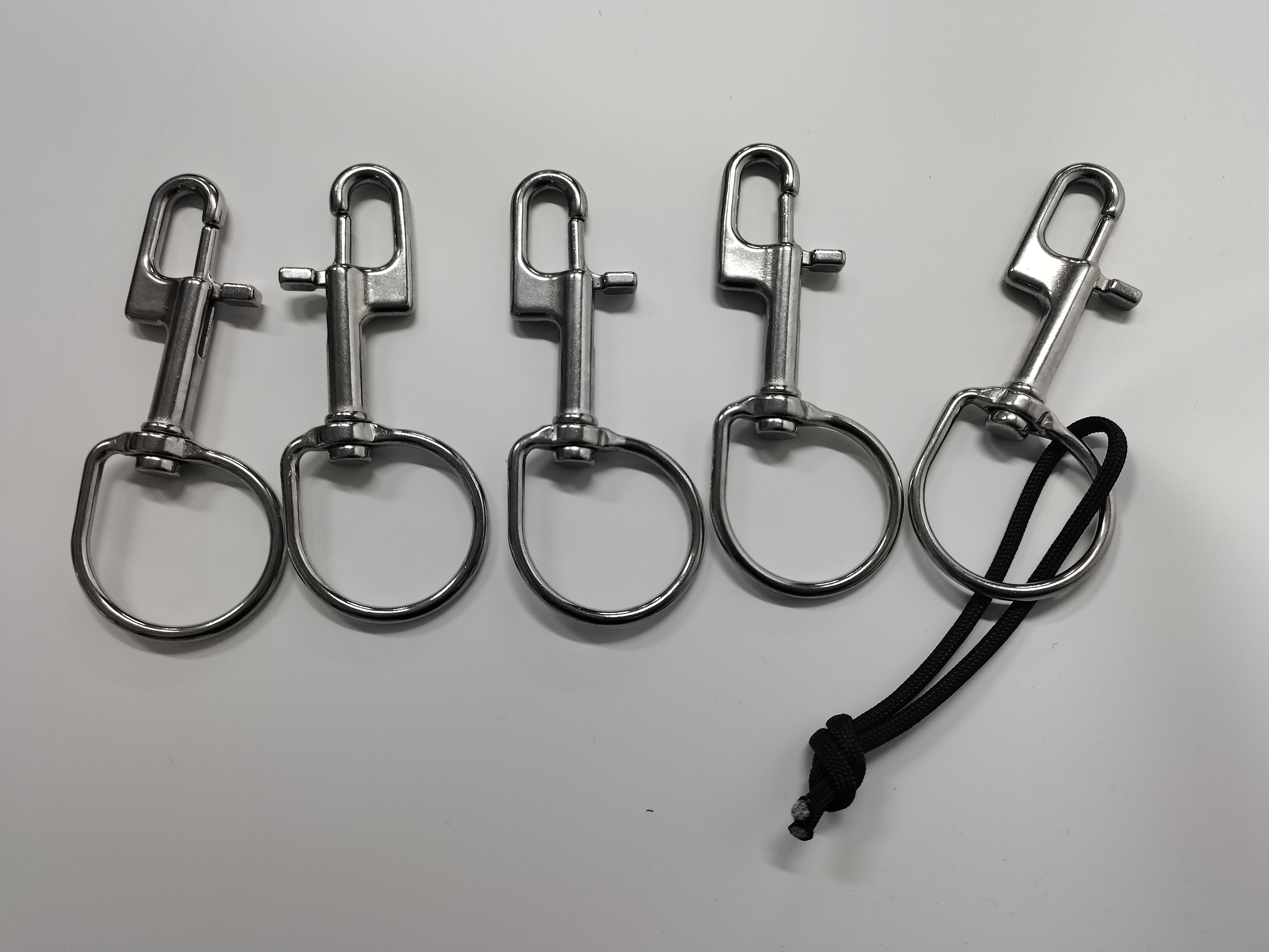 xdeep同款异形316不锈钢 盲扣单头钩蛋钩技术潜水侧挂钩挂 侧挂