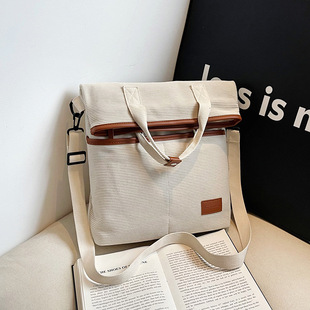 简约休闲轻便水桶包单肩包日系百搭斜挎包包女大学生上课通勤