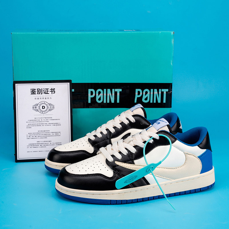 莆田AJ男鞋正品空军一号闪电倒钩北卡蓝情侣款休闲运动板鞋女鞋子