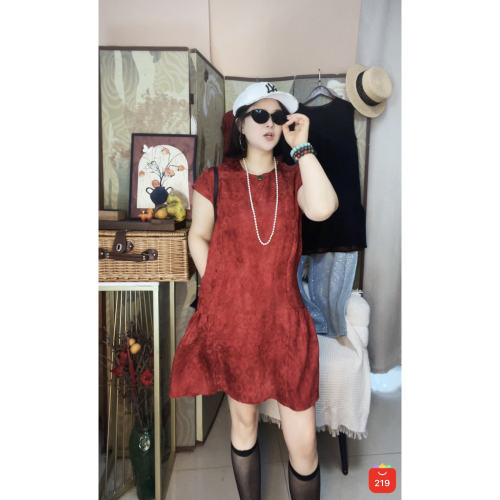 【大美红遍天】”故宫红小红裙-香云纱宝相花“连衣裙！桑蚕丝