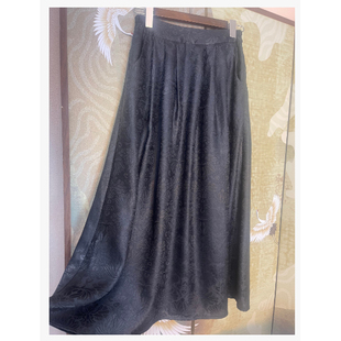 油到发光 香云纱老料 步步生莲佛手莲 花苞裙 大美红遍天