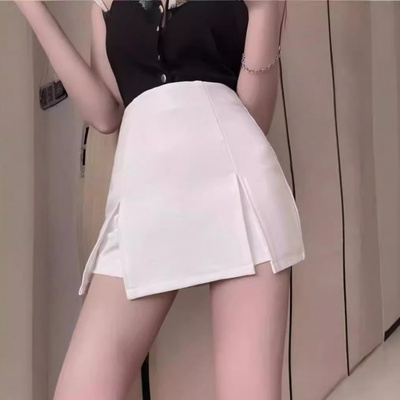 半身裙裤女御姐风高腰包臀开叉A