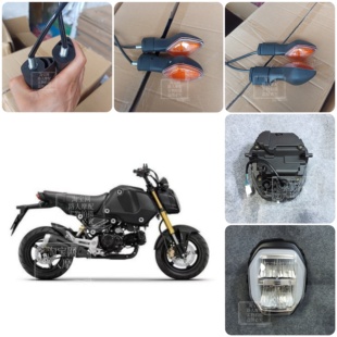 适用msx大灯转向灯方向灯后尾灯Grom125全车灯具LED12V大灯总成