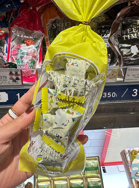 现货日本玛丽巧克力MARY'S黄色菠萝味跳跳糖巧克力圣诞节零食礼物