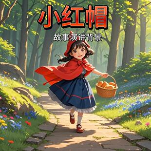 小红帽演讲视频背景音乐高清图片有横屏视频背景音乐