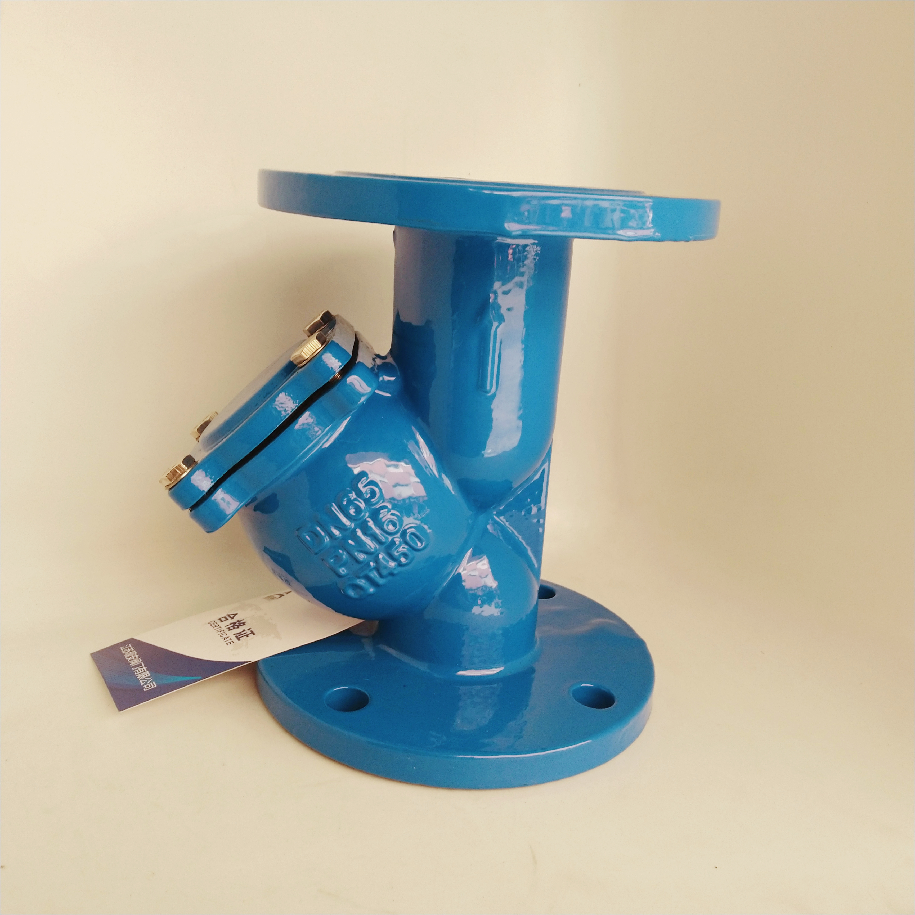 铸铁法兰过滤器Y型过滤器DN100水泵管道GL41H球铁加厚DN100各口径