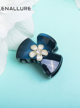 HELENALLURE 蓝色小顶夹简约百搭前刘海夹小号迷你刘海发夹女前额