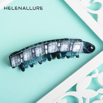 HelenAllure /海饰集 香蕉夹中号头发竖夹后脑勺发卡气质马尾发夹