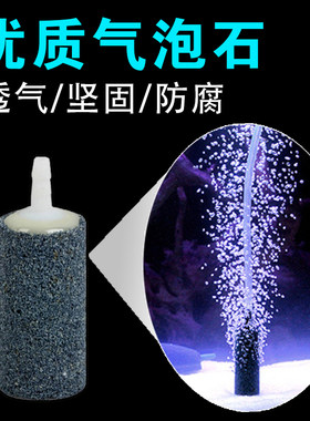 鱼缸氧气泵气泡石出气头小型