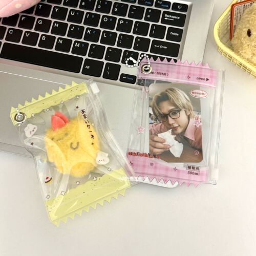 原创角落生物娃包迷你拉链袋保护套收纳吧唧3寸拍立得卡套ins挂件