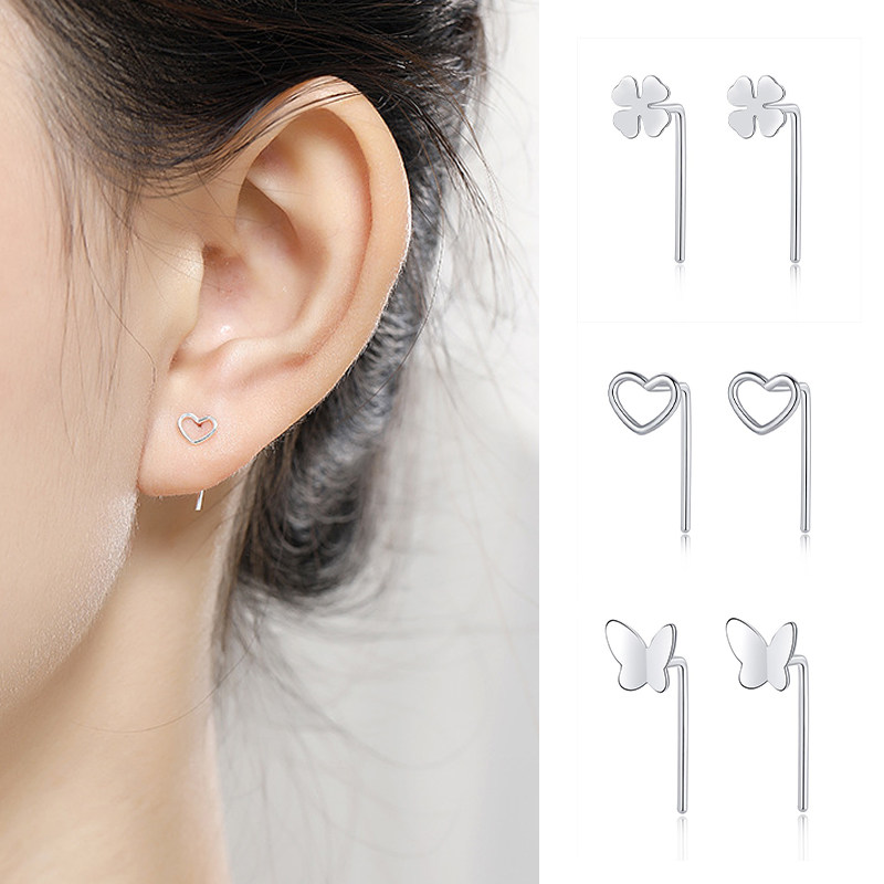 澜七999足银ins轻奢防丢耳钉