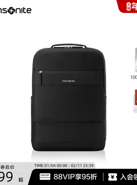 Samsonite新秀丽男士电脑包大容量轻便背包差旅商务通勤双肩包TX6