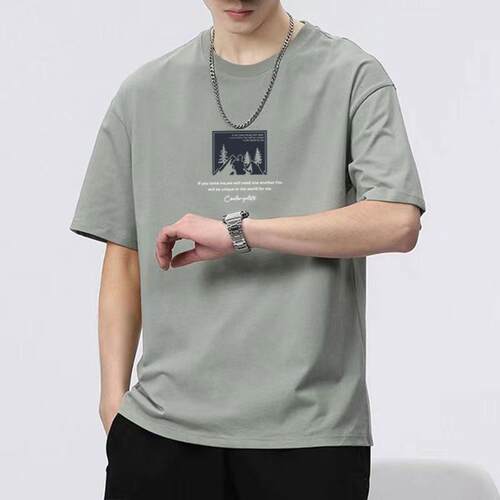 青年夏季新款宽松半袖短袖T恤