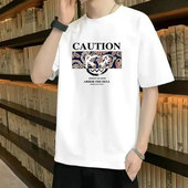 休闲百搭款 T恤男女同款 宽松圆领半袖 上衣大码 夏季 打底衫 棉短袖