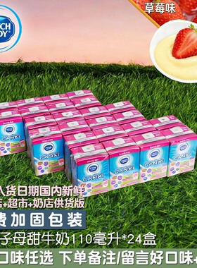 哒露奇DUTCH LADY子母奶24小盒装110毫升 饮品甜牛奶进口草莓味