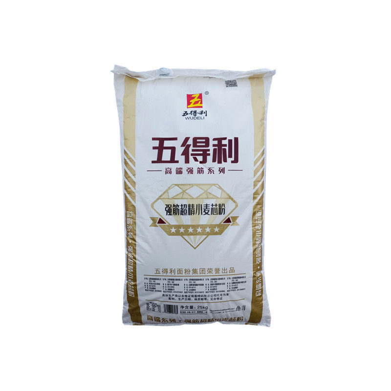 五得利六星强筋超精麦芯小麦粉包子饺子面条凉皮 餐饮专用高筋