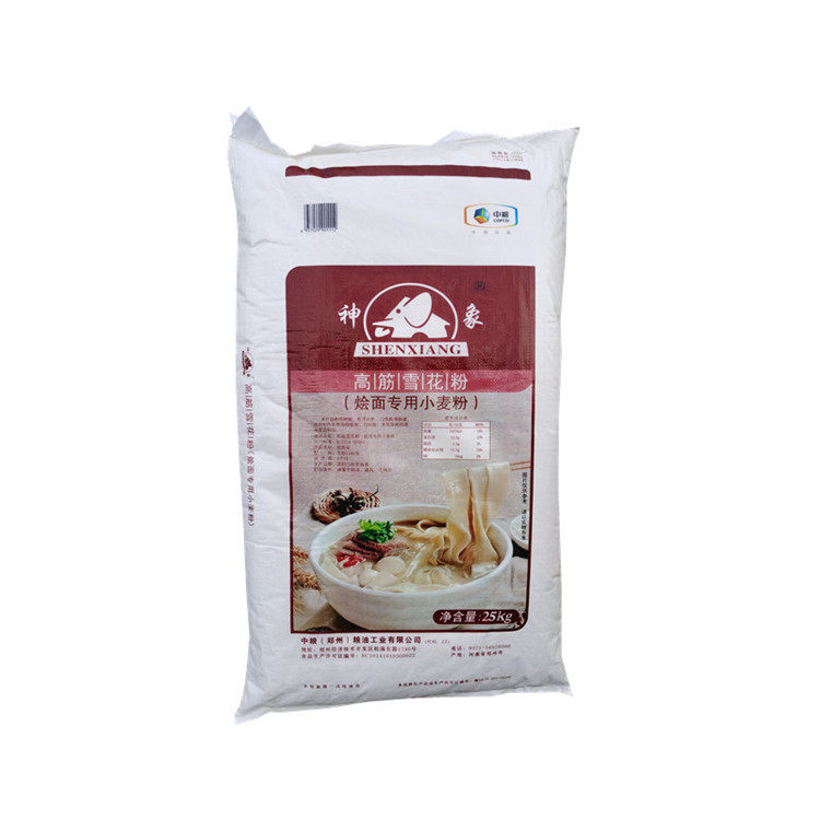 河南神象高筋雪花面粉 50斤包邮做烩面高端小面担担面手擀面专用