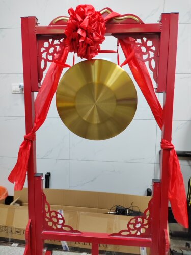 出租庆典响锣铜锣大锣上市开业道具吉庆锣架子防汛预警锣全套嘉兴