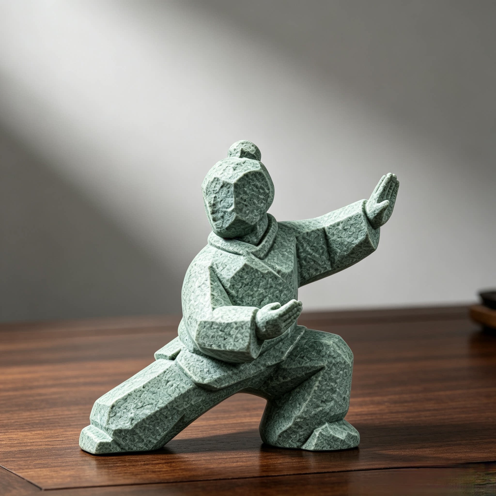 青石哪吒摆件创意周边摆件盆景鱼装饰摆件