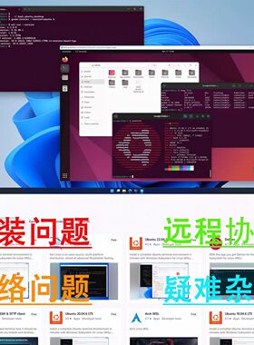 WSL2子系统win10-win11   linux/ubuntu远程安装网络配置调试