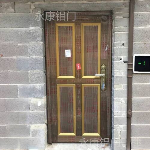 定制铝合金门仿罗普斯金进户门