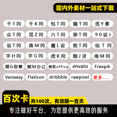 素材网通用设计办公文档psd图片ae视频PPT模板源文件下载vip会员