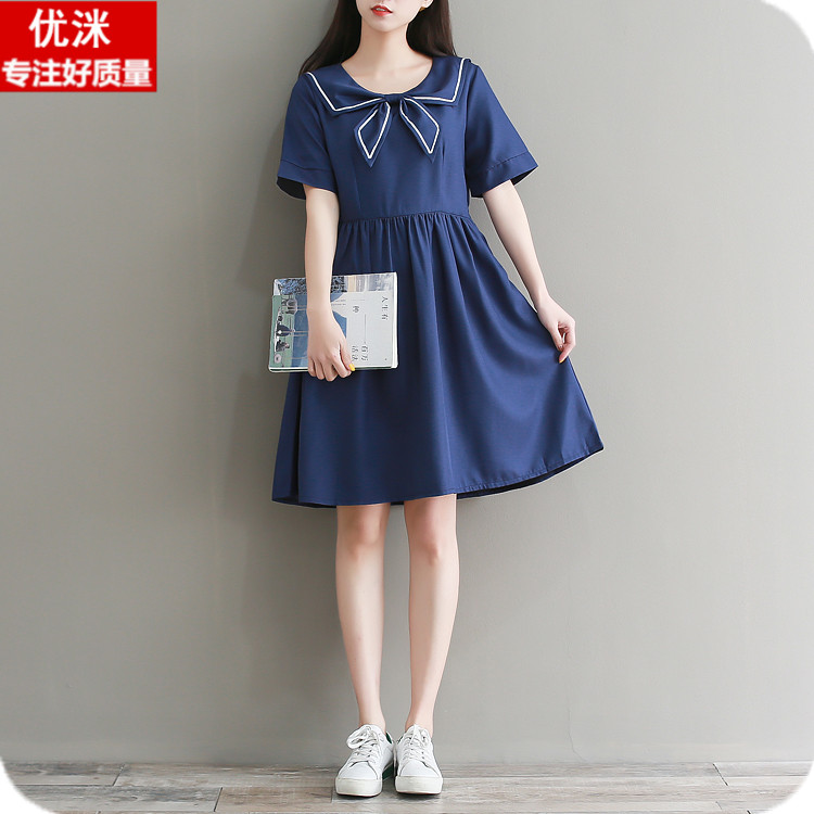 10岁夏装高中学生森女日系连衣裙