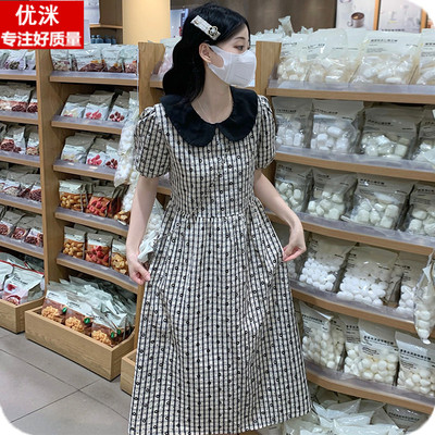 女大童甜美复古连衣裙可爱学院风