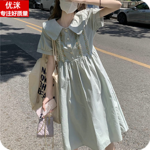 学院夏季女孩学生宽松森系连衣裙