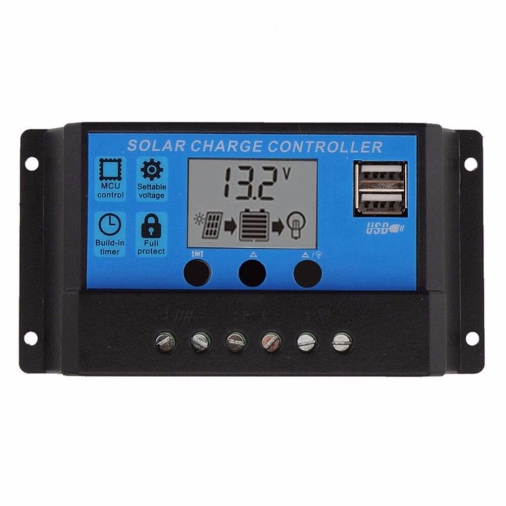太阳能12V24V30A 家用太阳能发电系统控制器双USB手机充电精品