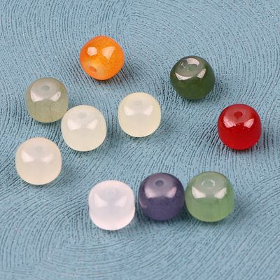 璃锣鼓珠吊坠绳手绳项链串珠配