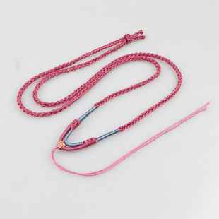 手编吊坠棉绳绳子项链绳挂件男女配绳可调节原创绕线 DIY饰品配件