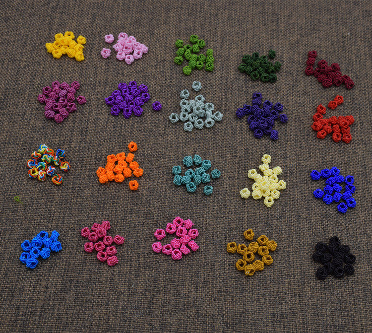 10元200个菠萝结6mdiy挂绳饰品