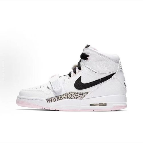 Jordan Legacy 312 AJ312 白粉爆裂GS高帮休闲篮球鞋 AT4040-106