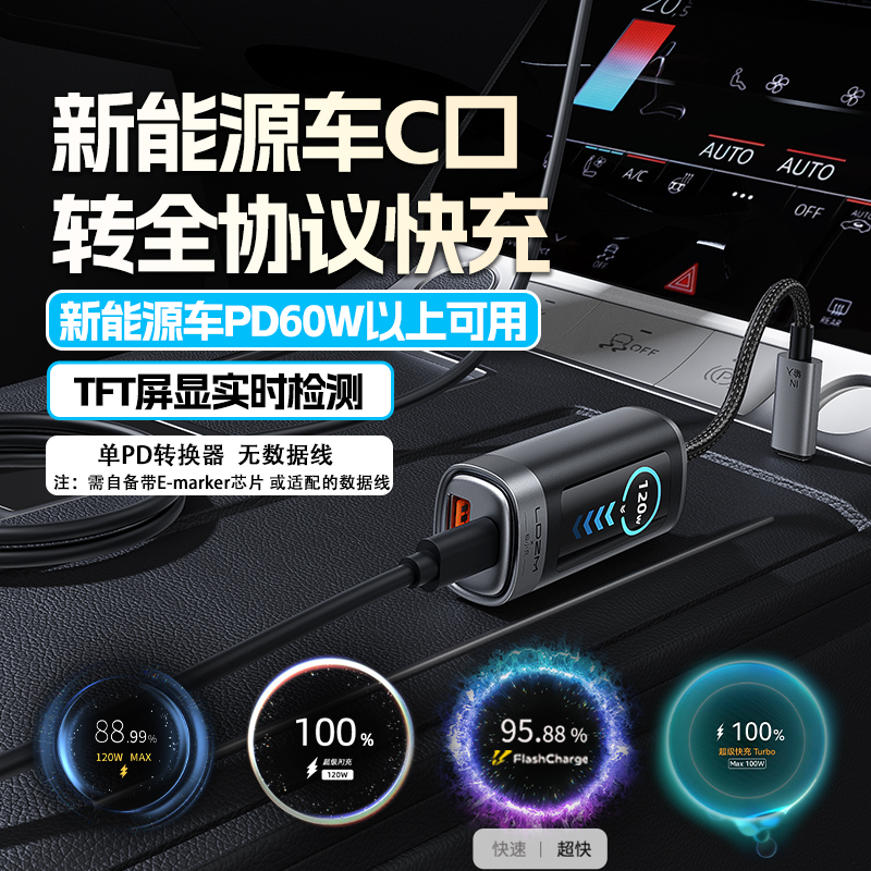 乐迪智美二代PD转换器适用能源车